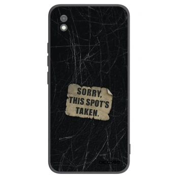 Picasee Μαύρη θήκη σιλικόνης για Xiaomi Redmi 9AT - SORRY