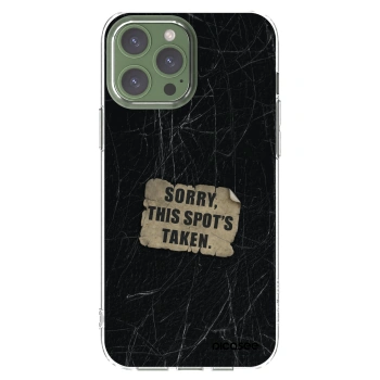 Picasee διαφανής θήκη σιλικόνης Apple iPhone 13 Pro Max - SORRY