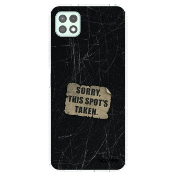 Picasee διαφανής θήκη σιλικόνης Samsung Galaxy A22 A226B 5G - SORRY