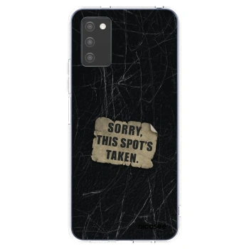Picasee διαφανής θήκη σιλικόνης Samsung Galaxy A02s A025G - SORRY