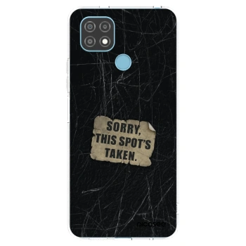 Picasee διαφανής θήκη σιλικόνης Realme C21 - SORRY