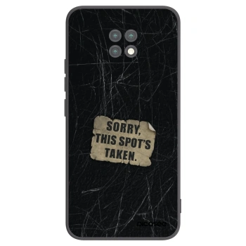 Picasee Μαύρη θήκη σιλικόνης για Xiaomi Redmi Note 9T - SORRY