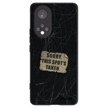 Picasee Μαύρη θήκη σιλικόνης για Honor 50 5G - SORRY