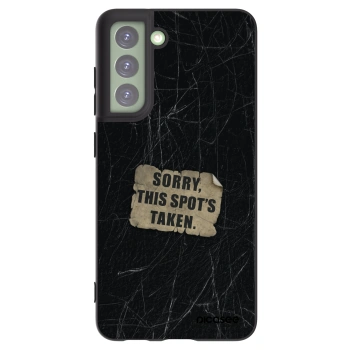 Picasee Μαύρη θήκη σιλικόνης για Samsung Galaxy S21 FE 5G - SORRY