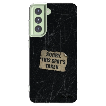 Picasee διαφανής θήκη σιλικόνης Samsung Galaxy S21 FE 5G - SORRY