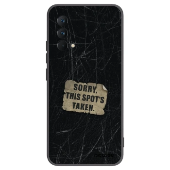 Picasee Μαύρη θήκη σιλικόνης για Realme GT Master Edition 5G - SORRY