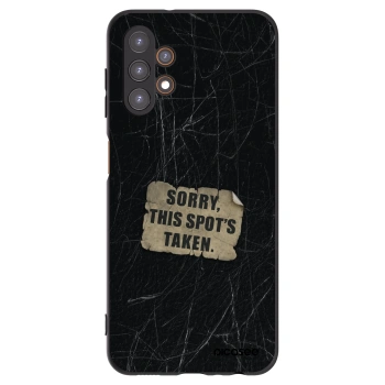 Picasee Μαύρη θήκη σιλικόνης για Samsung Galaxy A13 4G A135 - SORRY
