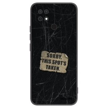 Picasee Μαύρη θήκη σιλικόνης για Xiaomi Redmi 10C - SORRY