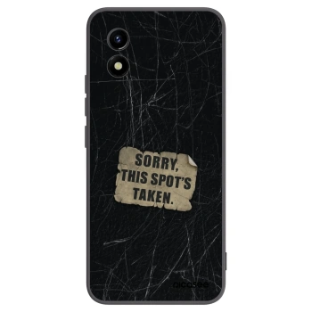 Picasee Μαύρη θήκη σιλικόνης για Vivo Y01 - SORRY