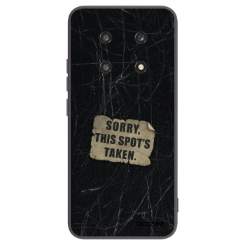 Picasee Μαύρη θήκη σιλικόνης για Honor Magic4 Lite 5G - SORRY