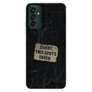 Picasee διαφανής θήκη σιλικόνης Samsung Galaxy M13 M135F - SORRY