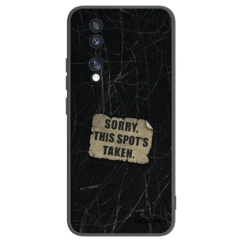 Picasee Μαύρη θήκη σιλικόνης για Honor 70 - SORRY