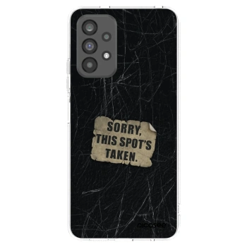 Picasee διαφανής θήκη σιλικόνης Samsung Galaxy A73 5G - SORRY