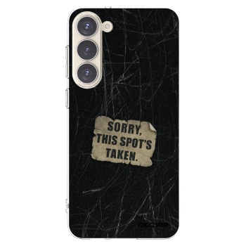 Picasee διαφανής θήκη σιλικόνης Samsung Galaxy S23+ 5G - SORRY