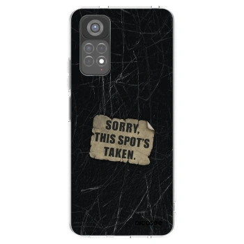 Picasee διαφανής θήκη σιλικόνης Xiaomi Redmi Note 11S 5G - SORRY