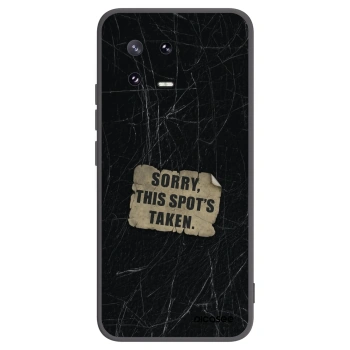 Picasee Μαύρη θήκη σιλικόνης για Xiaomi 13 Pro - SORRY