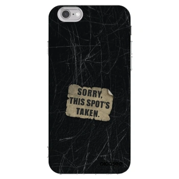 Picasee διαφανής θήκη σιλικόνης Apple iPhone 6/6S - SORRY