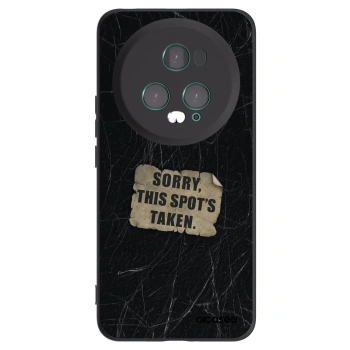 Picasee Μαύρη θήκη σιλικόνης για Honor Magic5 Pro - SORRY