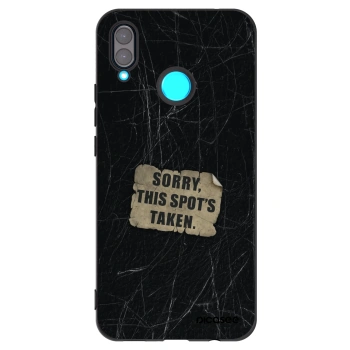 Picasee Μαύρη θήκη σιλικόνης για Huawei Nova 3 - SORRY