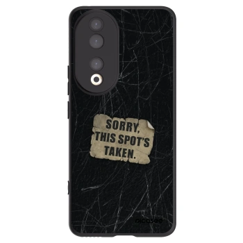 Picasee Μαύρη θήκη σιλικόνης για Honor 90 5G - SORRY