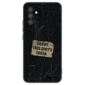 Picasee Μαύρη θήκη σιλικόνης για Samsung Galaxy A04s A047F - SORRY