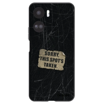 Picasee Μαύρη θήκη σιλικόνης για Honor 90 Lite 5G - SORRY