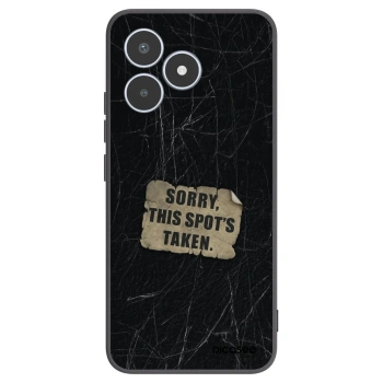 Picasee Μαύρη θήκη σιλικόνης για Realme C53 - SORRY