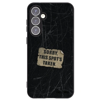 Picasee Μαύρη θήκη σιλικόνης για Samsung Galaxy S23 FE S711B - SORRY