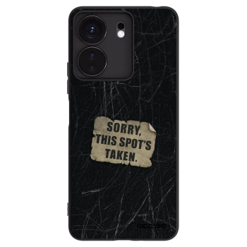 Picasee Μαύρη θήκη σιλικόνης για Xiaomi Redmi 13C 4G - SORRY