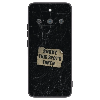 Picasee Μαύρη θήκη σιλικόνης για Realme 11 Pro+ - SORRY