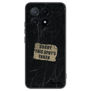 Picasee Μαύρη θήκη σιλικόνης για Xiaomi Poco X6 Pro - SORRY