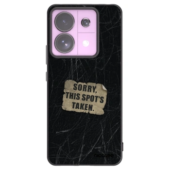 Picasee Μαύρη θήκη σιλικόνης για Xiaomi Redmi Note 13 Pro 5G - SORRY