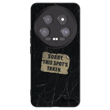 Picasee Μαύρη θήκη σιλικόνης για Xiaomi 14 Ultra - SORRY