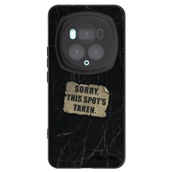 Picasee Μαύρη θήκη σιλικόνης για Honor Magic6 Pro - SORRY