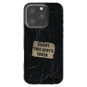 Picasee διαφανής θήκη σιλικόνης Apple iPhone 16 Pro - SORRY