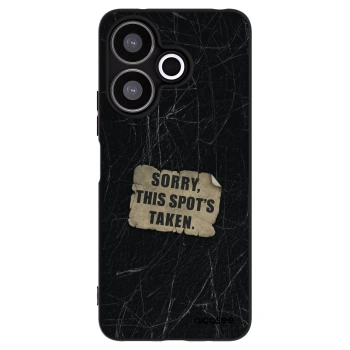 Picasee Μαύρη θήκη σιλικόνης για Xiaomi Redmi 13 4G - SORRY