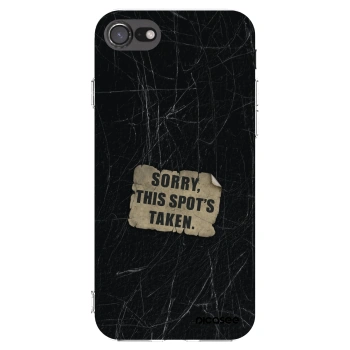 Picasee διαφανής θήκη σιλικόνης Apple iPhone 7 - SORRY