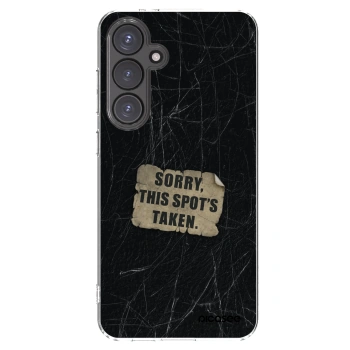 Picasee διαφανής θήκη σιλικόνης Samsung Galaxy S24 FE S721B - SORRY
