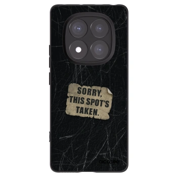 Picasee Μαύρη θήκη σιλικόνης για Xiaomi Redmi Note 14 Pro+ 5G - SORRY