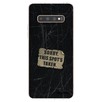 Picasee διαφανής θήκη σιλικόνης Samsung Galaxy S10 Plus G975 - SORRY