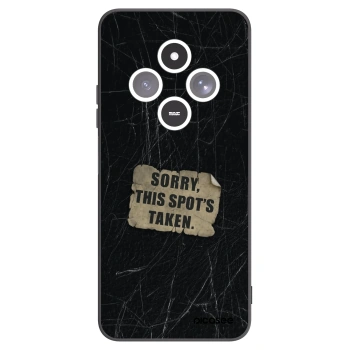 Picasee Μαύρη θήκη σιλικόνης για Xiaomi Redmi 14C - SORRY