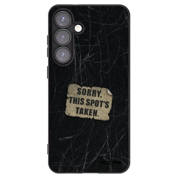 Picasee Μαύρη θήκη σιλικόνης για Samsung Galaxy S25+ 5G - SORRY