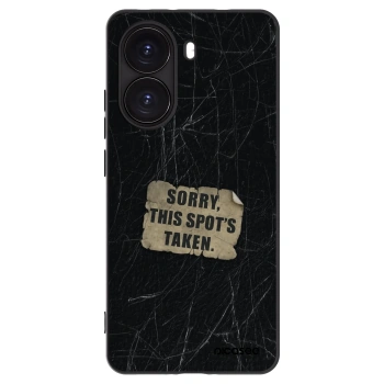 Picasee Μαύρη θήκη σιλικόνης για Xiaomi Poco X7 Pro 5G - SORRY