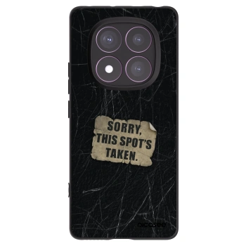 Picasee Μαύρη θήκη σιλικόνης για Xiaomi Redmi Note 14 Pro 4G - SORRY