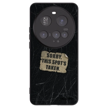 Picasee Μαύρη θήκη σιλικόνης για Xiaomi 15 Ultra - SORRY