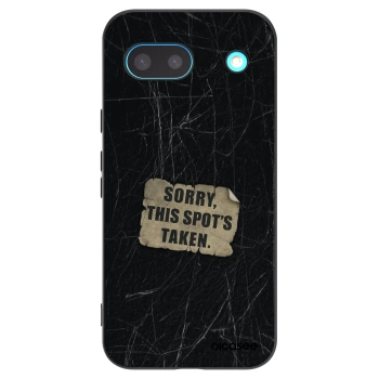 Picasee Μαύρη θήκη σιλικόνης για Google Pixel 8a - SORRY