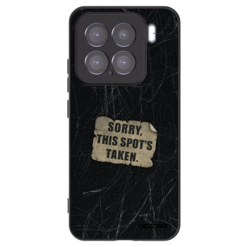 Picasee Μαύρη θήκη σιλικόνης για Xiaomi 15 - SORRY