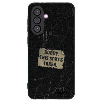 Picasee Μαύρη θήκη σιλικόνης για Samsung Galaxy A36 5G - SORRY