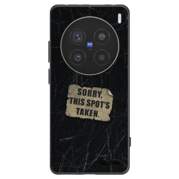 Picasee Μαύρη θήκη σιλικόνης για Vivo X200 Pro - SORRY