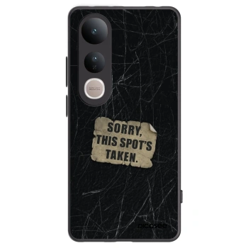Picasee Μαύρη θήκη σιλικόνης για Vivo V50 Lite 5G - SORRY